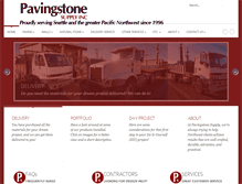 Tablet Screenshot of pavingstonesupply.com
